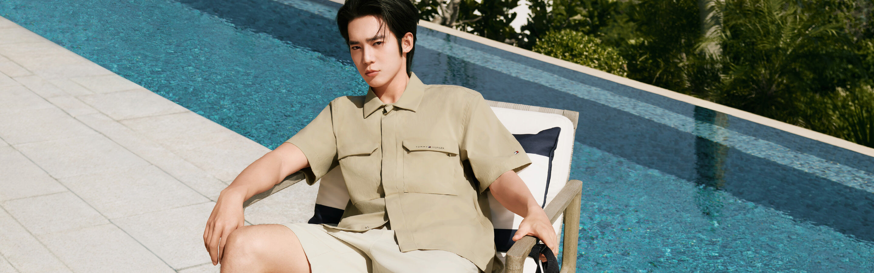 An ultimate summer shaped by Yosh Yu Modern prep summer styles, worn by Yosh Yu